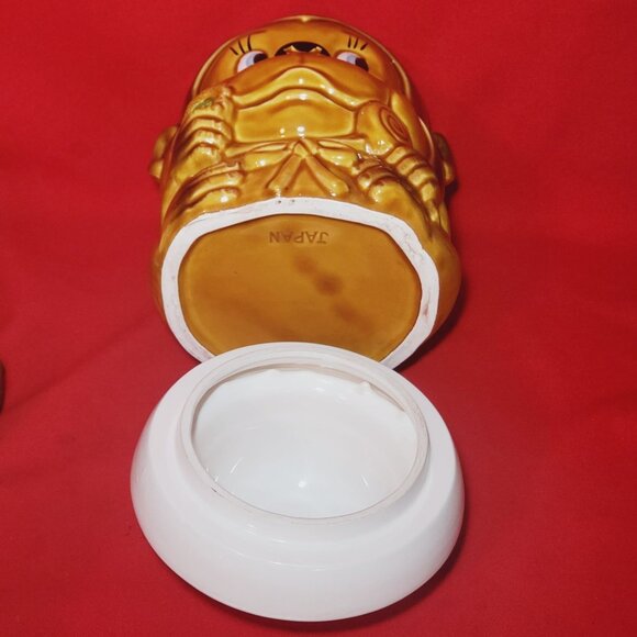 Vintage Sailor Monkey Ceramic Cookie Jar Japan Kitchen Decor Collectible - Picture 7 of 14